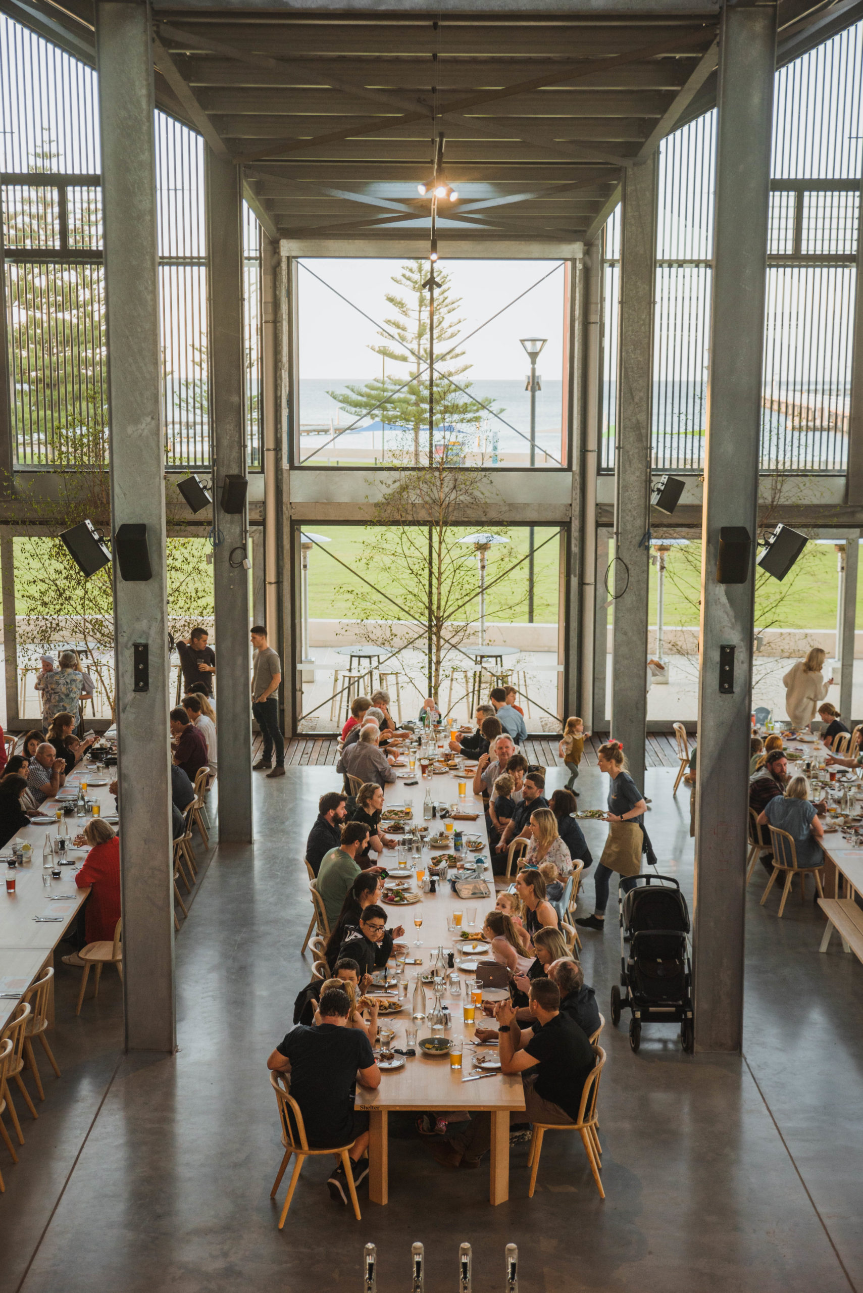 Inside aerial photo of Shelter Brewing Co. Photo: Stephen Norman